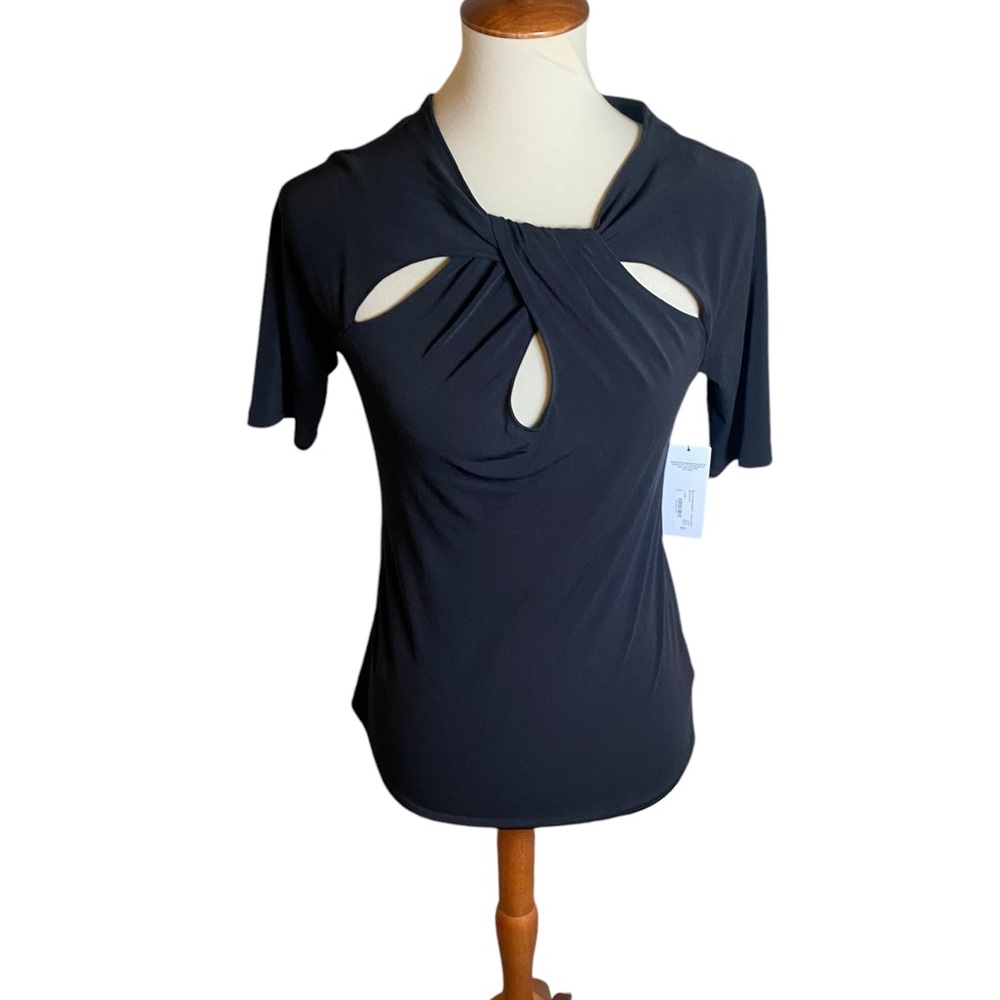 NWT Bold Elements Keyhole Blouse